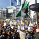 People take part in a protest against Republican presidential candidate Donald Trump on March 19, 2016, in New York City.
Eduardo Munoz Alvarez/Getty Images